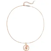 Hey Happiness Collana 'Virgo' oro rosé
