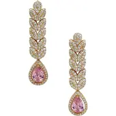 Avant Garde Orecchini 'Vellune' rosa chiaro
