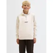 Jack & Jones Felpa Con Mezza Zip Stampato Boys