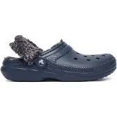 Crocs Scarpe Classic Fleece Lined Clog donne - Blu - 43 / 44