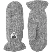 Hestra Basic Wool Mitt Guanti (6, grigio)