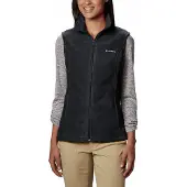 Columbia Women's Benton Springs Vest Gilet in pile Donna (L, nero)