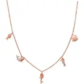Hey Happiness Collana 'Ocean Charms' oro rosé