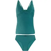 Protest Women's PRTGails Tankini Tankini Donna (36, turchese)