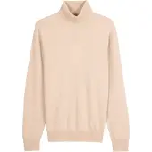 GOBI Cashmere Pullover 'Men's Essential Turtleneck Cashmere Sweater' beige