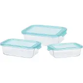 Excellent houseware Scatola Per Il Pranzo Cristal 3 Unità