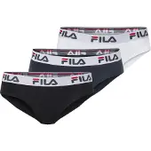 FILA Pantaloncini intimi rosso acceso / nero / bianco / offwhite
