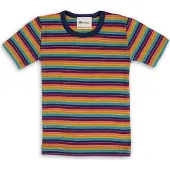 Engel Kids' Undershirt S/S Intimo lana merinos Bambini (140, variopinto)