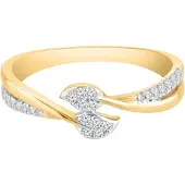 Diamant Exquis Anello 'Ring aus 375 Gelbgold mit Diamant' oro