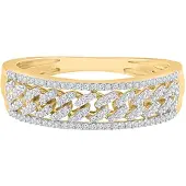Diamant Exquis Anello 'Ring aus 375 Gelbgold mit Diamant' oro