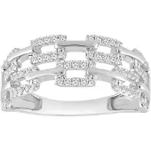 Diamant Exquis Anello argento