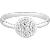 Diamant Exquis Anello argento