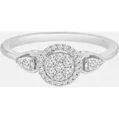 Diamant Exquis Anello argento