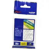 Brother Nastro TZe-135 - Bianco su trasparente (12 mm)