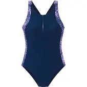 LASCANA Costume intero sportivo marino / blu chiaro / lavanda