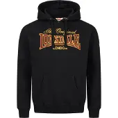 Lonsdale Felpa 'Prestolee' giallo oro / borgogna / nero