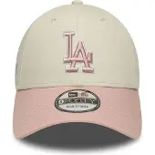 New Era Cappello da baseball '9Forty Los Angeles Dodgers' beige chiaro / rosa antico