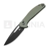 Bestechman Coltello pieghevole Whalefin - PVD - G10, verde