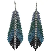 Avant Garde Orecchini 'Agata' blu