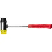 Top Tools Martello per lamiera, gomma/plastica, 35 mm, manico in metallo