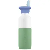 Dopper Steel x Flip Straw Borraccia (350 ml, bianco)