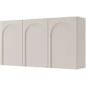 Selsey Arkadia – Credenza a 3 ante con arco, grigio cashmere, 150 cm