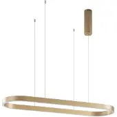 LUCANDE Smart lampada LED a sospensione Melinay, oro, CCT, Tuya