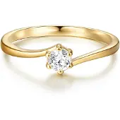 Trilani Anello giallo oro