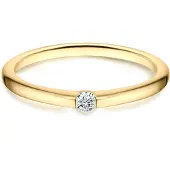 Trilani Anello oro / trasparente