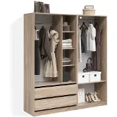 Livinity Armadio Trento Sonoma Set di 2, Model 58977