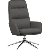 Syfax Poltrona Relax Grigio Scuro in Tessuto