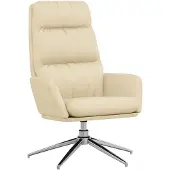 Syfax Poltrona Relax Crema in Tessuto