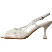 Poti Pati Décolleté sling 'Supermodische Pumps' bianco