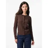 Pieces Cardigan A Maglia | Marrone | L