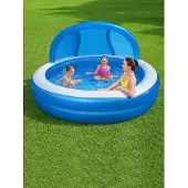 Bestway Piscina Gonfiabile Rotonda 54337 Con Ombrellone