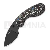 Kizer Cutlery Coltello pieghevole Microbe M390, Fat Carbon, DLC