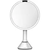 Simplehuman Specchio sensore , rotondo, bianco
