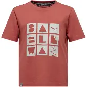 Salewa Kid's Graphic T-Shirt T-shirt Bambini (152, rosso)