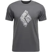 Black Diamond Engineered Diamond S/S Tee T-shirt Uomo (XS, grigio)
