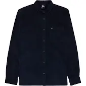 Quiksilver - Camicia in velluto a coste - Smoke Trail Cord Shirt Dark Navy per Uomo in Cotone - Taglia XL - Blu navy