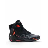 Alpinestars Scarpe Faster-4 Drystar Black Rio Red Red Fluo