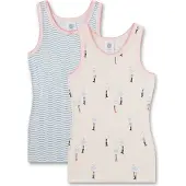 Sanetta Maglietta intima blu chiaro / rosa / rosa chiaro / nero