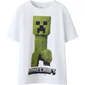 Name it Maglietta 'NKMNORAN MINECRAFT' grigio / verde / nero / bianco