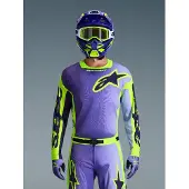 Alpinestars Maglia Racer Portl 2026 Purple Yellow Fluo