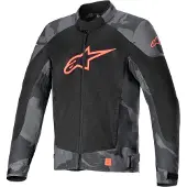 Alpinestars Giacca T-SP X Superair Gray Camo Red Fluo