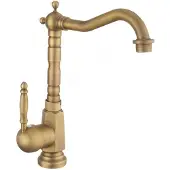 REA Rubinetto da Lavabo Bona Old Gold High