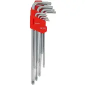 AWTOOLS Black Line Chiavi Torx extra lunghe 9St
