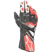 Alpinestars Guanti SP-8 V3 Black White Red Fluo