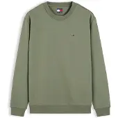 Tommy Hilfiger Regular Small Flag Crew Neck Sweatshirt Green Taglia: L | Maglioni a maglia Outlet | Uomo | Verde