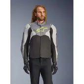 Alpinestars Giacca T-Jaws V4 Impermeabile Black Ice Gray Dark Gray
